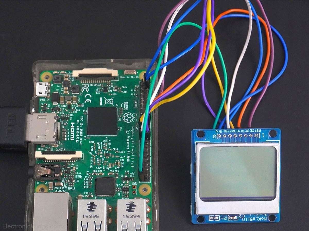 Nokia5110 Display Interfacing With Raspberry Pi Raspberry Pi 2732